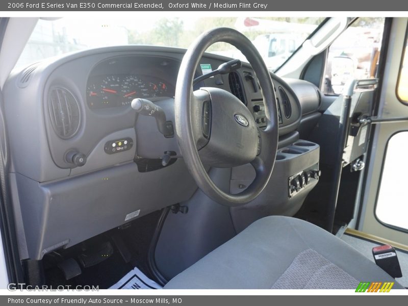 Oxford White / Medium Flint Grey 2006 Ford E Series Van E350 Commercial Extended