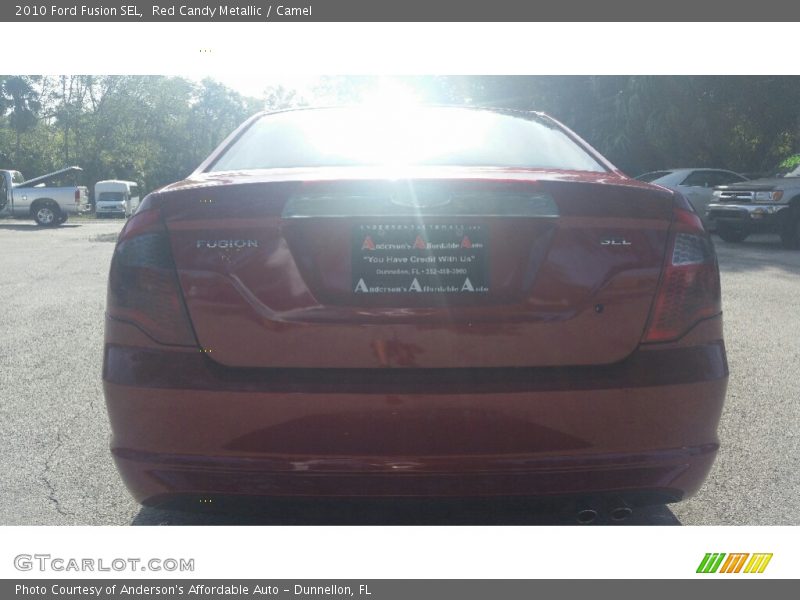 Red Candy Metallic / Camel 2010 Ford Fusion SEL