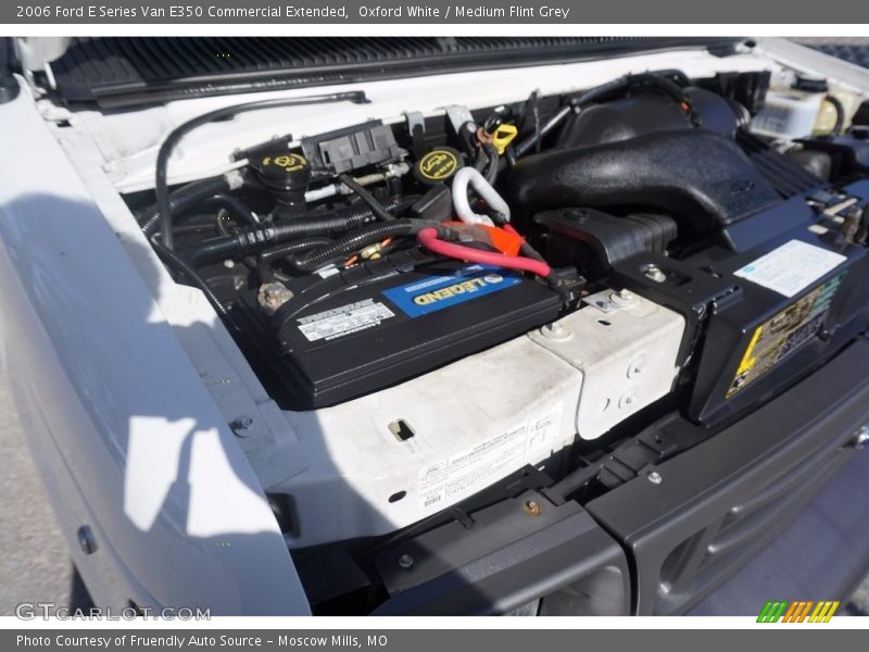 Oxford White / Medium Flint Grey 2006 Ford E Series Van E350 Commercial Extended