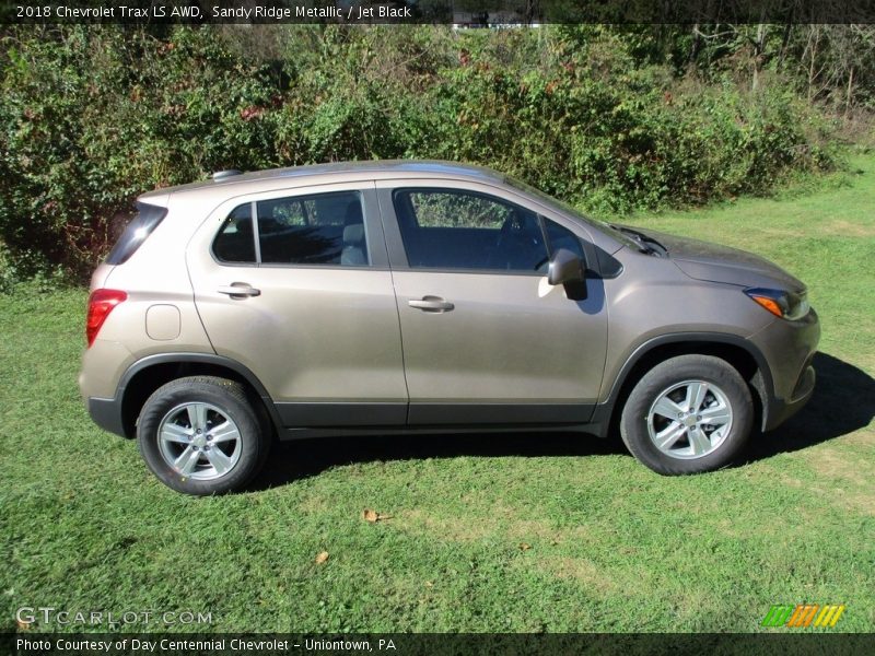 Sandy Ridge Metallic / Jet Black 2018 Chevrolet Trax LS AWD