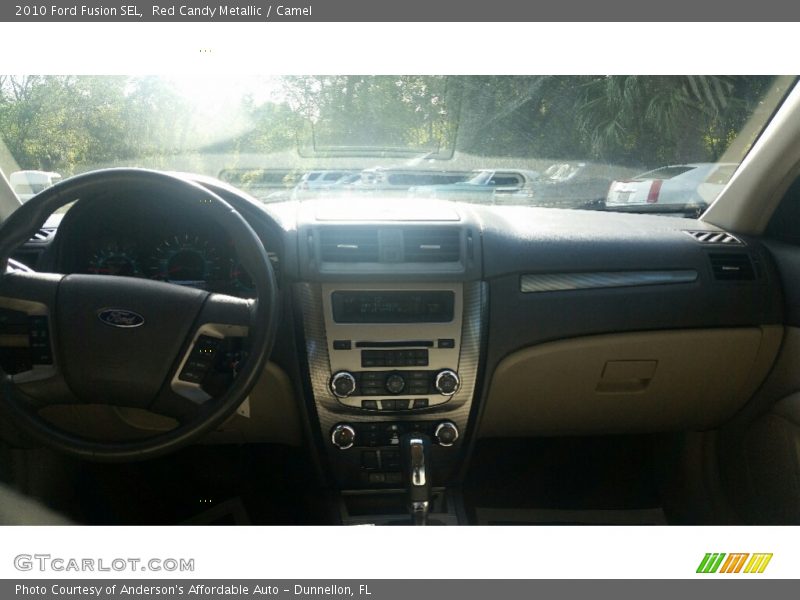 Red Candy Metallic / Camel 2010 Ford Fusion SEL
