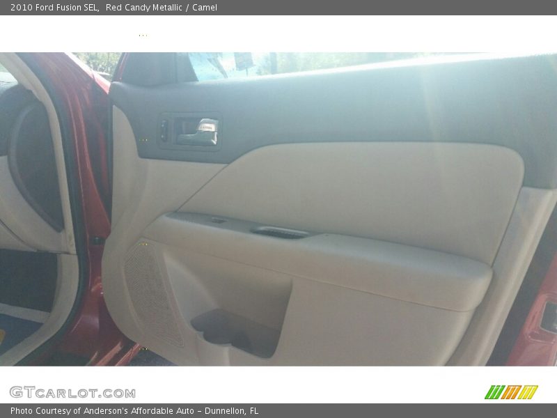 Red Candy Metallic / Camel 2010 Ford Fusion SEL