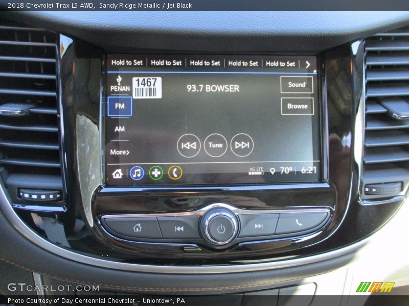 Sandy Ridge Metallic / Jet Black 2018 Chevrolet Trax LS AWD