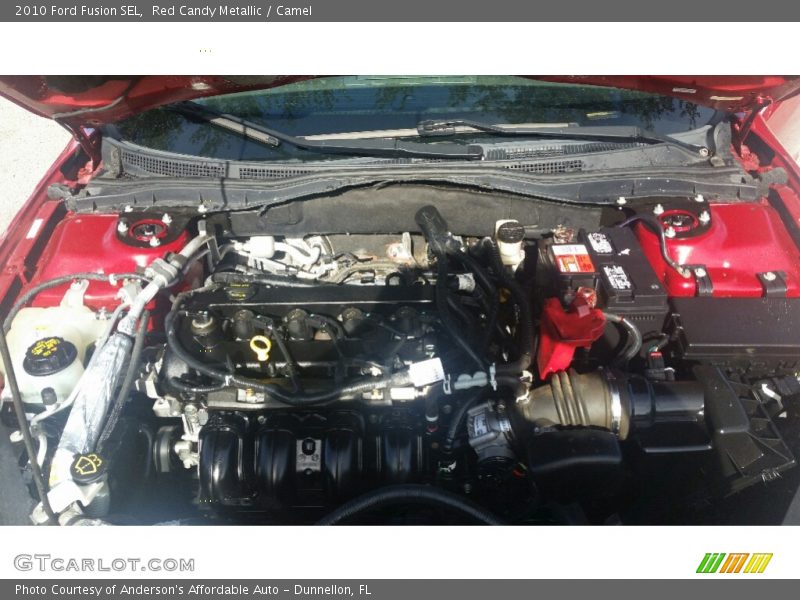 Red Candy Metallic / Camel 2010 Ford Fusion SEL