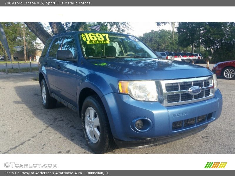 Sport Blue Metallic / Stone 2009 Ford Escape XLS