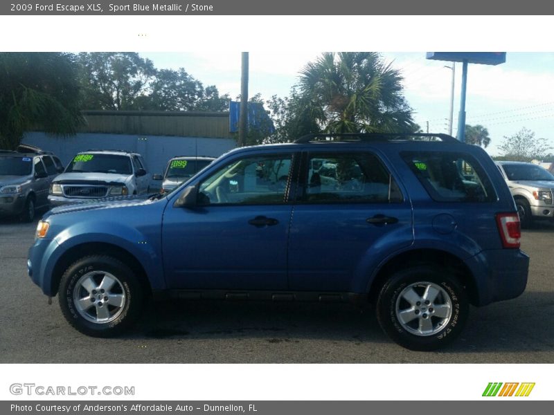 Sport Blue Metallic / Stone 2009 Ford Escape XLS