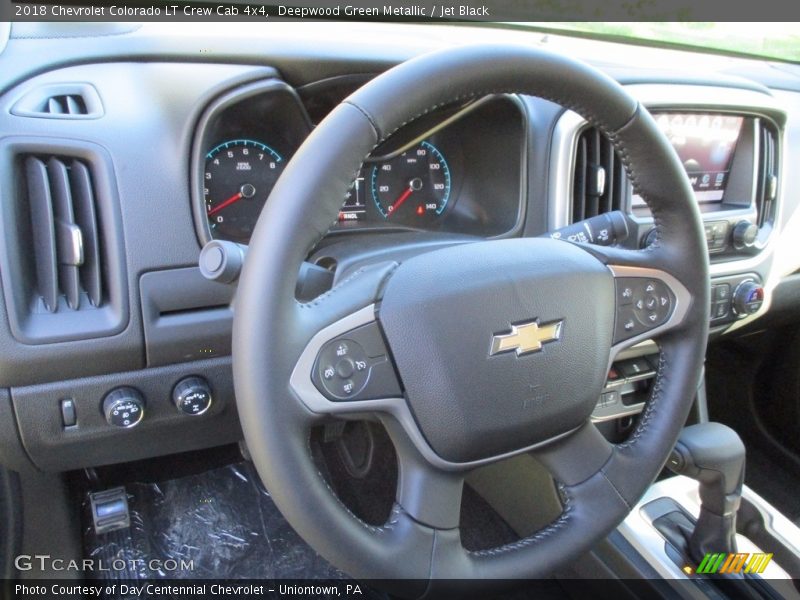 Deepwood Green Metallic / Jet Black 2018 Chevrolet Colorado LT Crew Cab 4x4