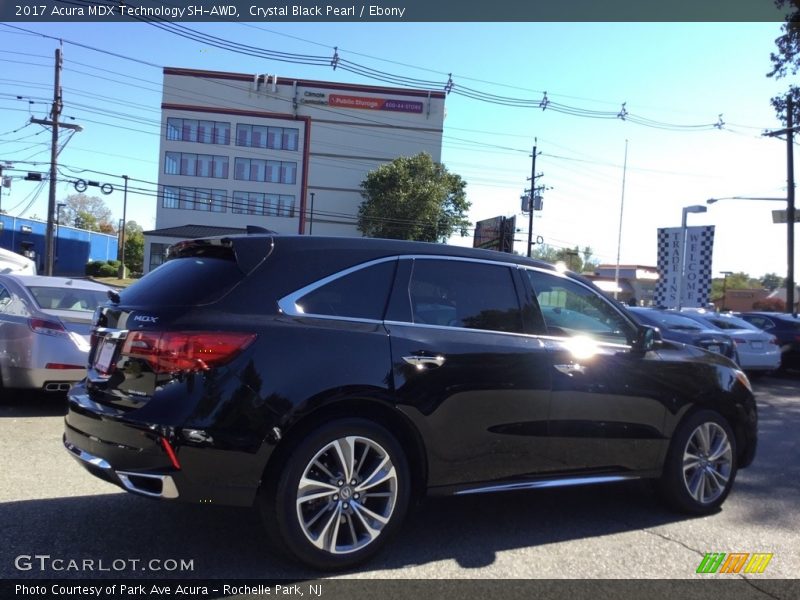 Crystal Black Pearl / Ebony 2017 Acura MDX Technology SH-AWD