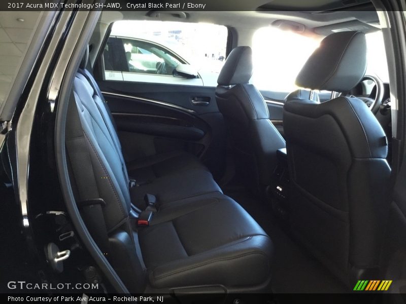 Crystal Black Pearl / Ebony 2017 Acura MDX Technology SH-AWD