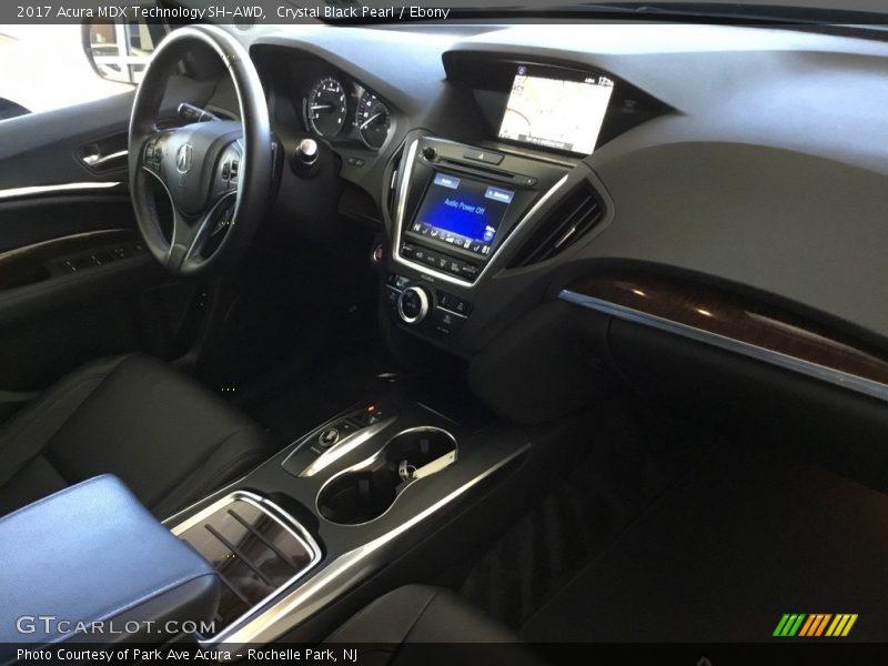 Crystal Black Pearl / Ebony 2017 Acura MDX Technology SH-AWD
