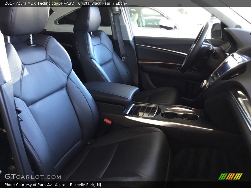 Crystal Black Pearl / Ebony 2017 Acura MDX Technology SH-AWD