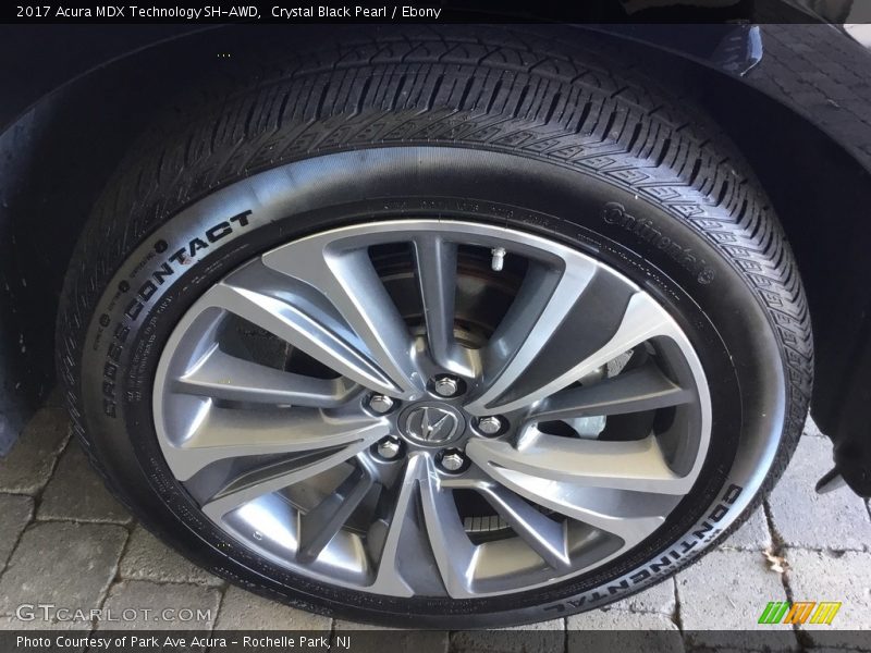 Crystal Black Pearl / Ebony 2017 Acura MDX Technology SH-AWD