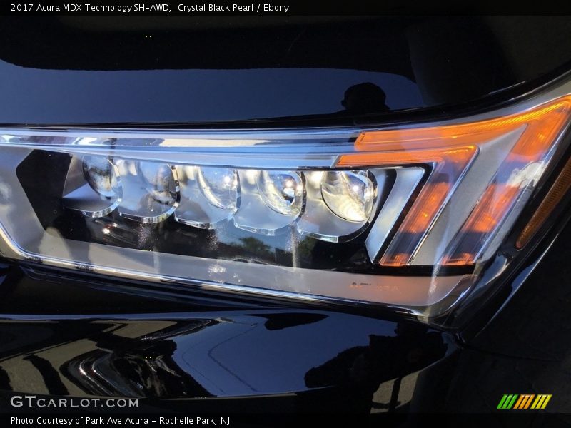 Crystal Black Pearl / Ebony 2017 Acura MDX Technology SH-AWD