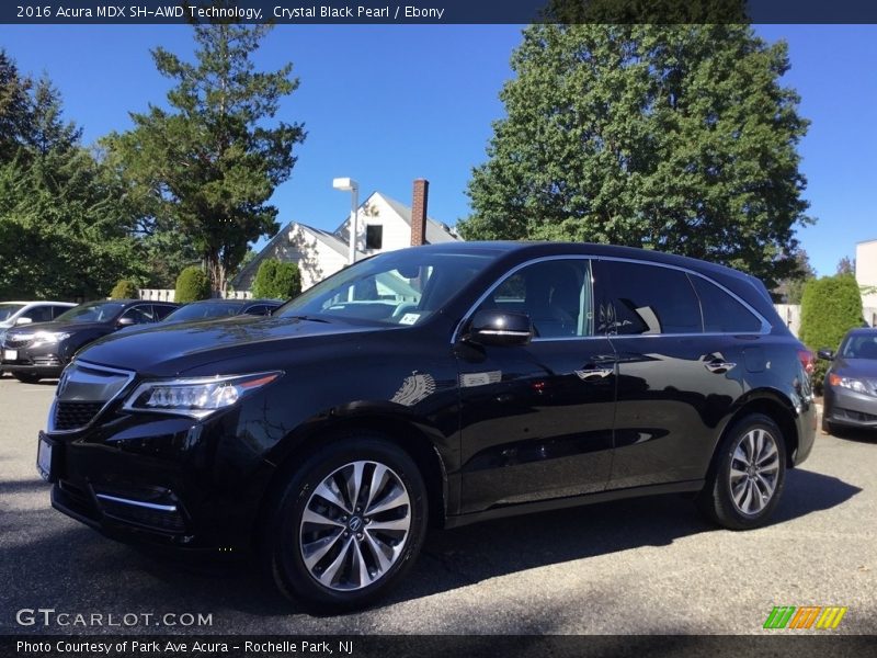 Crystal Black Pearl / Ebony 2016 Acura MDX SH-AWD Technology