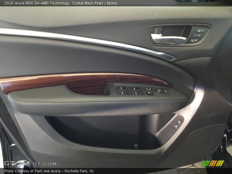 Crystal Black Pearl / Ebony 2016 Acura MDX SH-AWD Technology