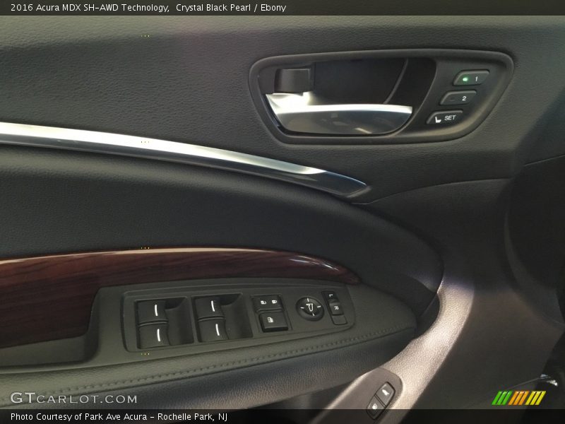 Crystal Black Pearl / Ebony 2016 Acura MDX SH-AWD Technology