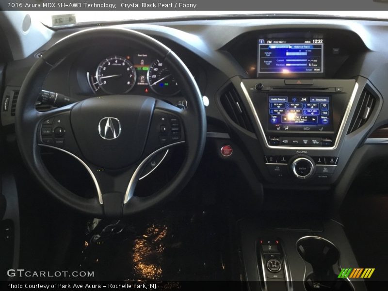 Crystal Black Pearl / Ebony 2016 Acura MDX SH-AWD Technology
