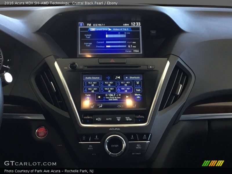 Crystal Black Pearl / Ebony 2016 Acura MDX SH-AWD Technology