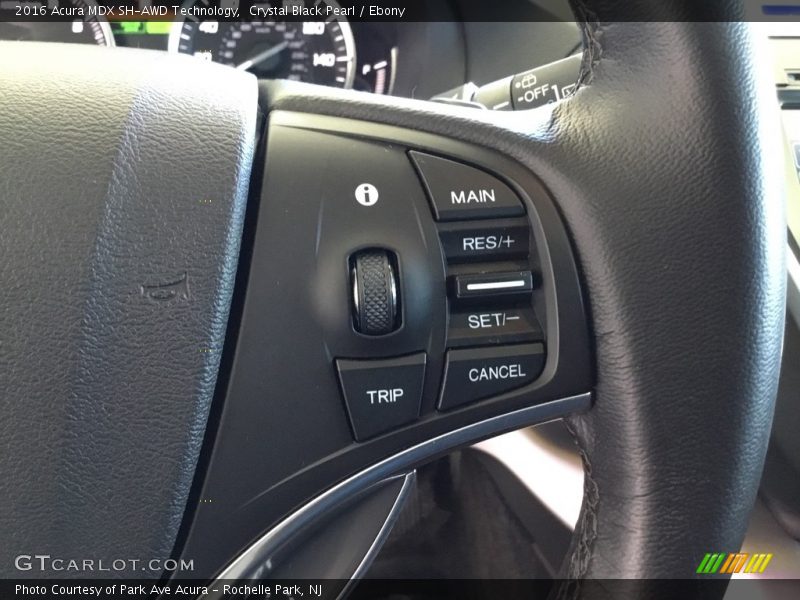 Crystal Black Pearl / Ebony 2016 Acura MDX SH-AWD Technology