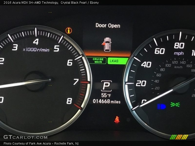 Crystal Black Pearl / Ebony 2016 Acura MDX SH-AWD Technology
