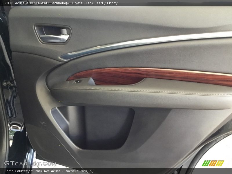Crystal Black Pearl / Ebony 2016 Acura MDX SH-AWD Technology