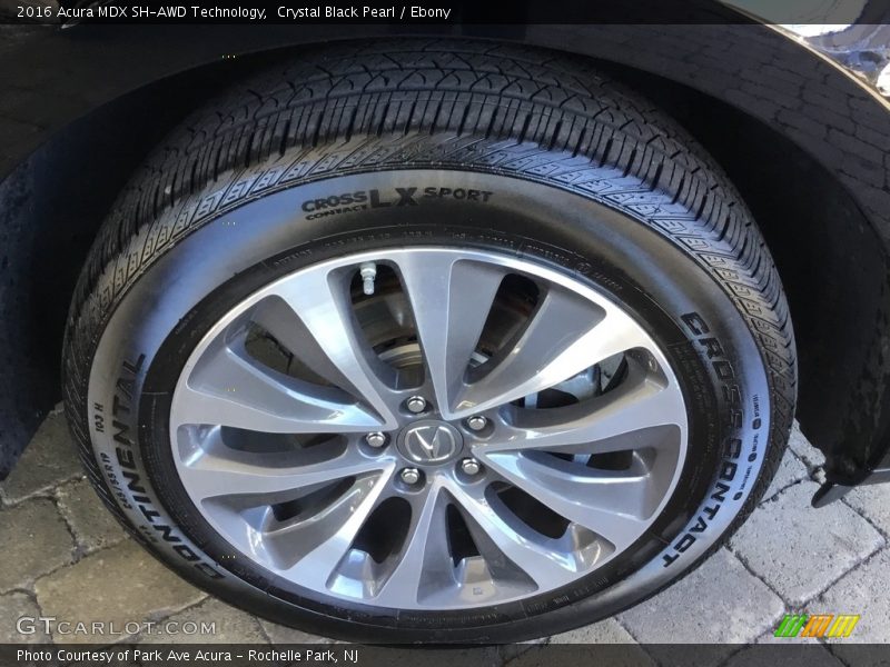 Crystal Black Pearl / Ebony 2016 Acura MDX SH-AWD Technology