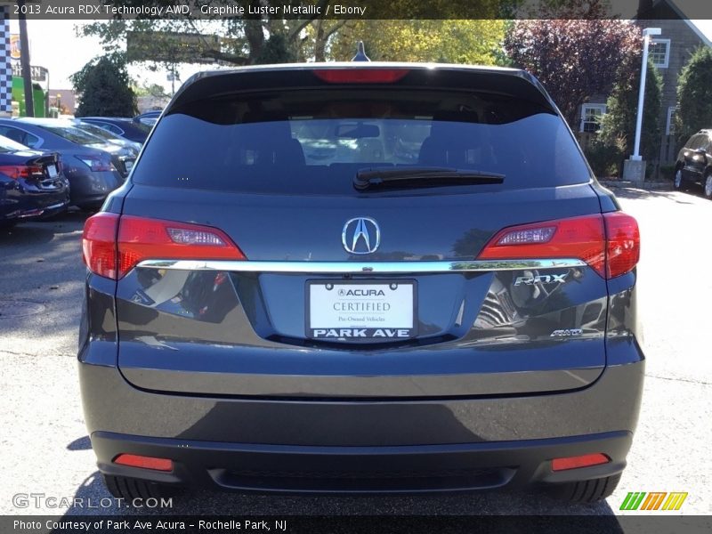 Graphite Luster Metallic / Ebony 2013 Acura RDX Technology AWD