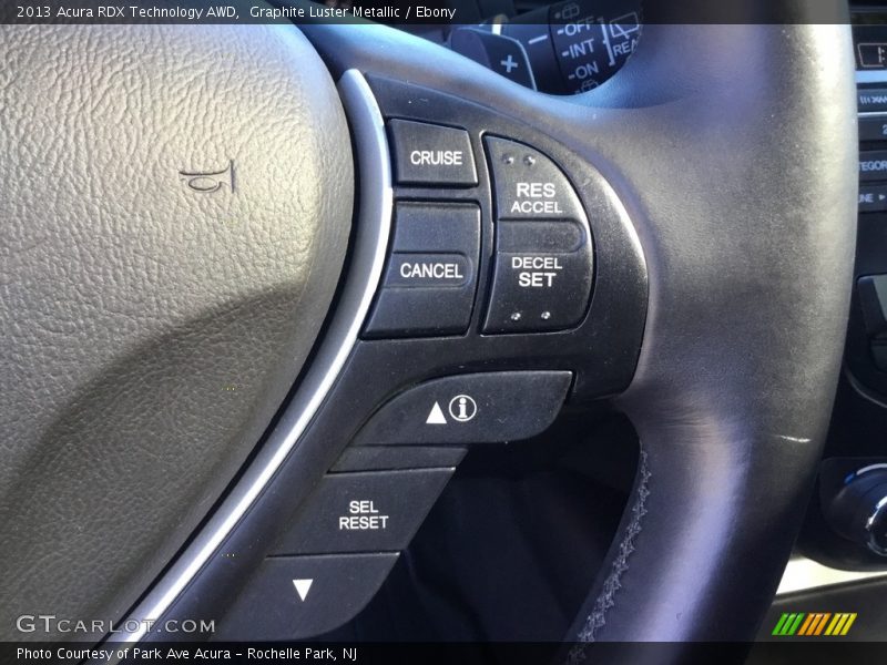 Graphite Luster Metallic / Ebony 2013 Acura RDX Technology AWD