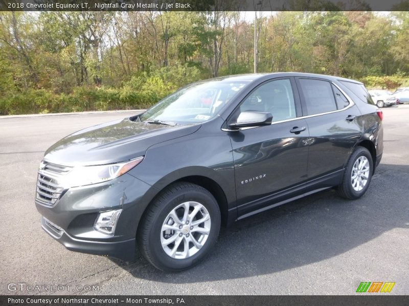 Nightfall Gray Metallic / Jet Black 2018 Chevrolet Equinox LT