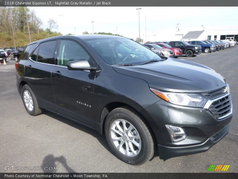 Nightfall Gray Metallic / Jet Black 2018 Chevrolet Equinox LT