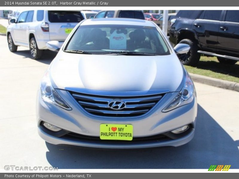 Harbor Gray Metallic / Gray 2014 Hyundai Sonata SE 2.0T