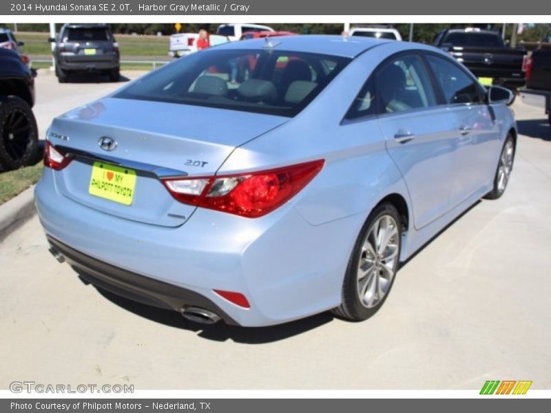 Harbor Gray Metallic / Gray 2014 Hyundai Sonata SE 2.0T