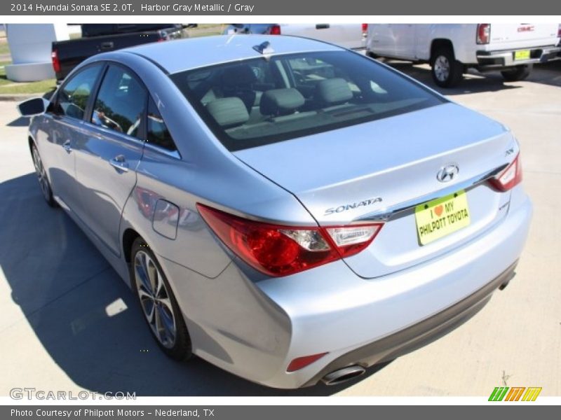 Harbor Gray Metallic / Gray 2014 Hyundai Sonata SE 2.0T