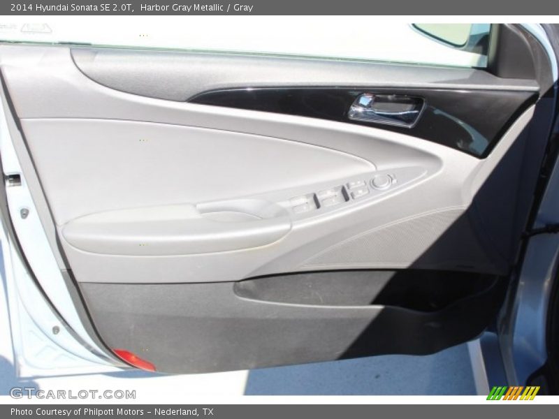 Harbor Gray Metallic / Gray 2014 Hyundai Sonata SE 2.0T