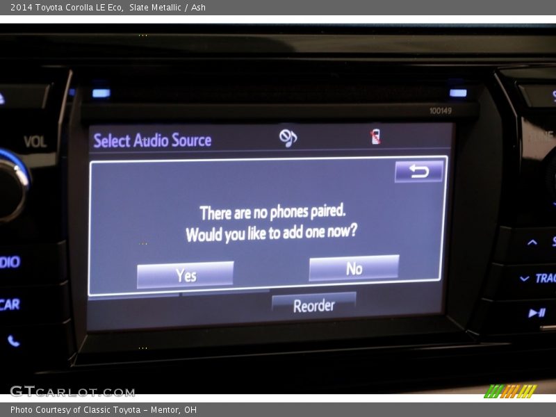 Slate Metallic / Ash 2014 Toyota Corolla LE Eco