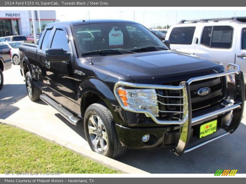 Tuxedo Black / Steel Grey 2014 Ford F150 XL SuperCab