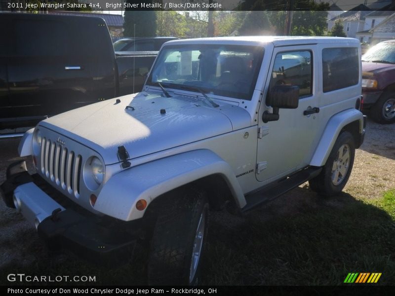 Bright Silver Metallic / Black/Dark Saddle 2011 Jeep Wrangler Sahara 4x4