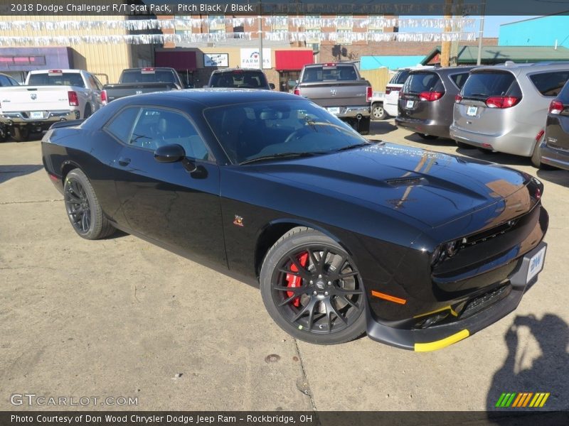 Pitch Black / Black 2018 Dodge Challenger R/T Scat Pack