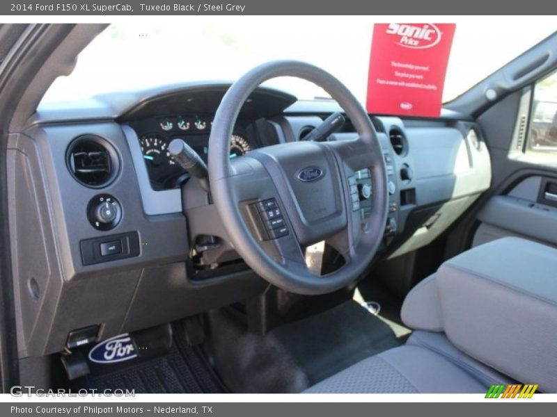 Tuxedo Black / Steel Grey 2014 Ford F150 XL SuperCab