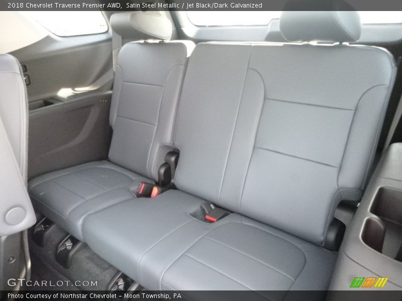 Satin Steel Metallic / Jet Black/Dark Galvanized 2018 Chevrolet Traverse Premier AWD