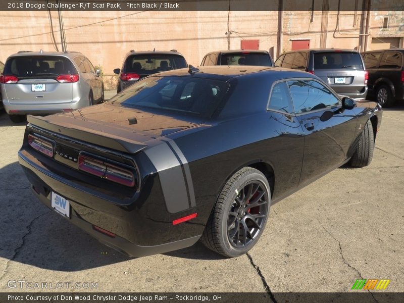 Pitch Black / Black 2018 Dodge Challenger R/T Scat Pack