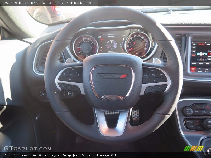 Pitch Black / Black 2018 Dodge Challenger R/T Scat Pack