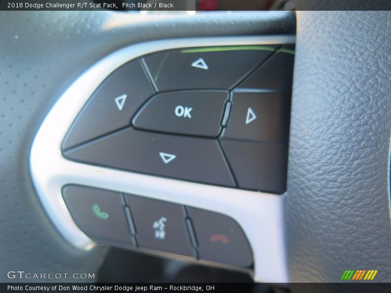 Pitch Black / Black 2018 Dodge Challenger R/T Scat Pack