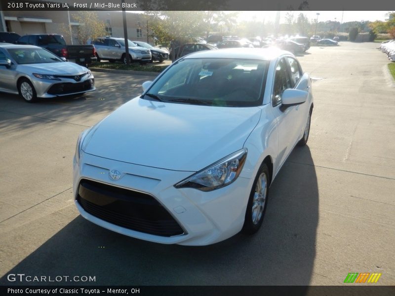 Frost / Mid-Blue Black 2018 Toyota Yaris iA