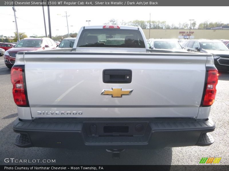 Silver Ice Metallic / Dark Ash/Jet Black 2018 Chevrolet Silverado 1500 WT Regular Cab 4x4