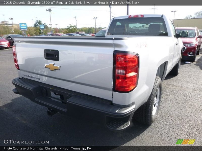Silver Ice Metallic / Dark Ash/Jet Black 2018 Chevrolet Silverado 1500 WT Regular Cab 4x4