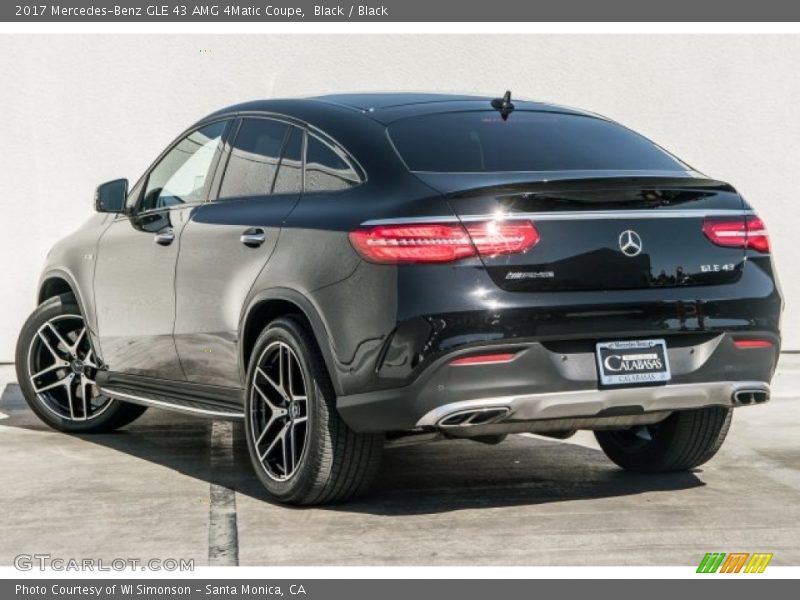 Black / Black 2017 Mercedes-Benz GLE 43 AMG 4Matic Coupe