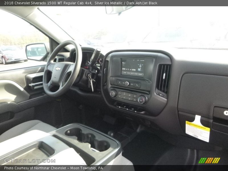 Silver Ice Metallic / Dark Ash/Jet Black 2018 Chevrolet Silverado 1500 WT Regular Cab 4x4