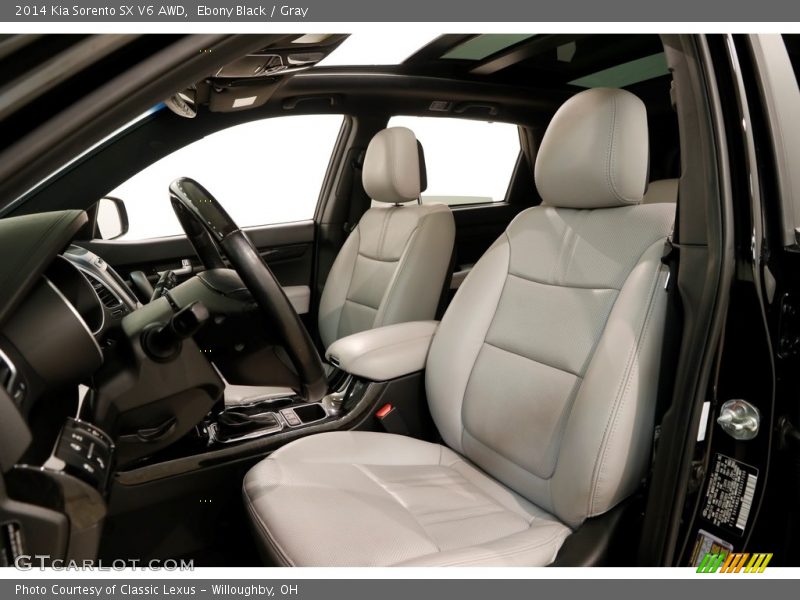 Ebony Black / Gray 2014 Kia Sorento SX V6 AWD