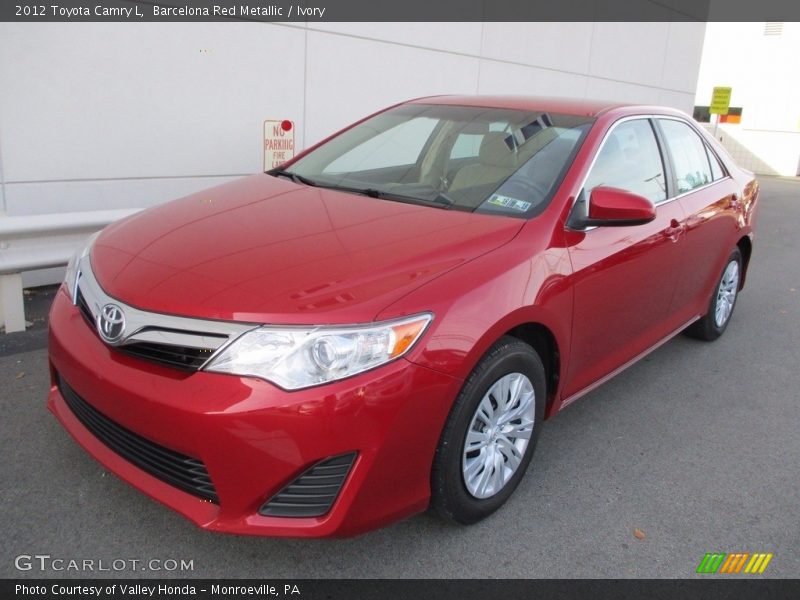 Barcelona Red Metallic / Ivory 2012 Toyota Camry L